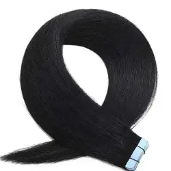 human hair tape in extensions