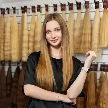 Salon owner from Germany using premium Indian human hair