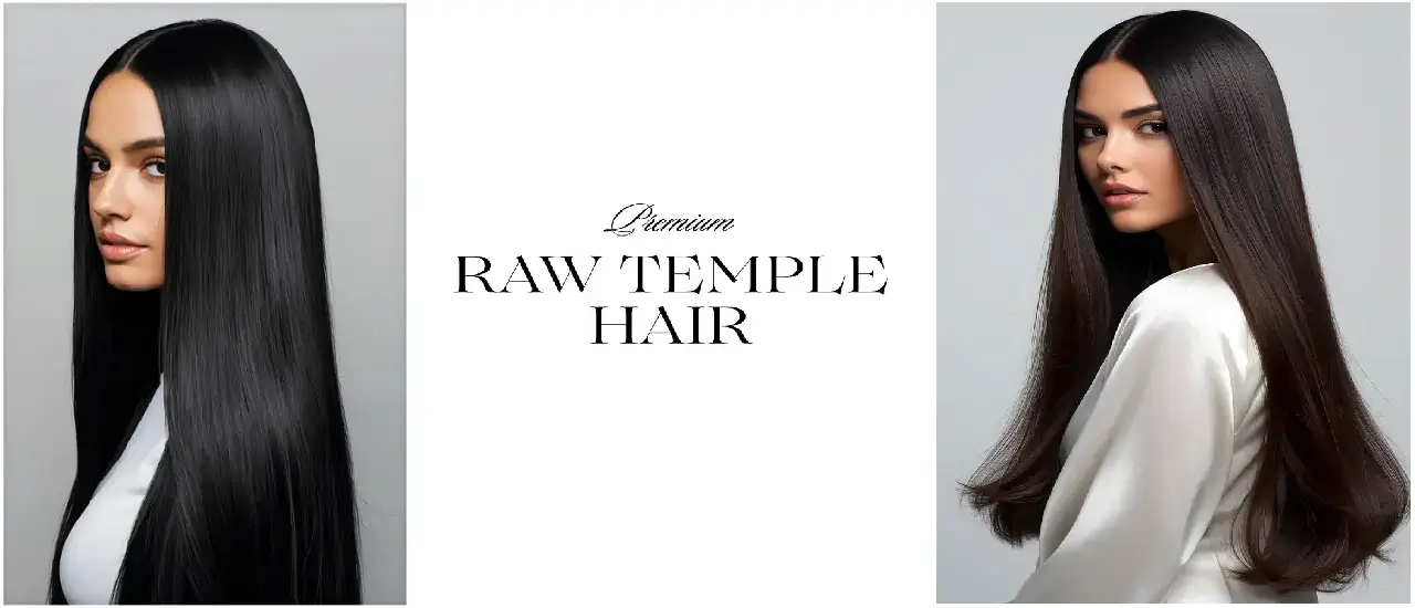 Raw Indian Hair Supplier offering premium South Indian Temple Hair